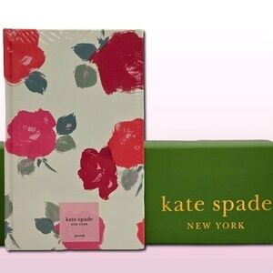 NWT Kate Spade ♤ Brushy Rose Journal 200 Pages w/ Ribbon Bookmark